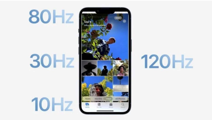 平川苹果14维修分享iPhone 14有高刷吗 